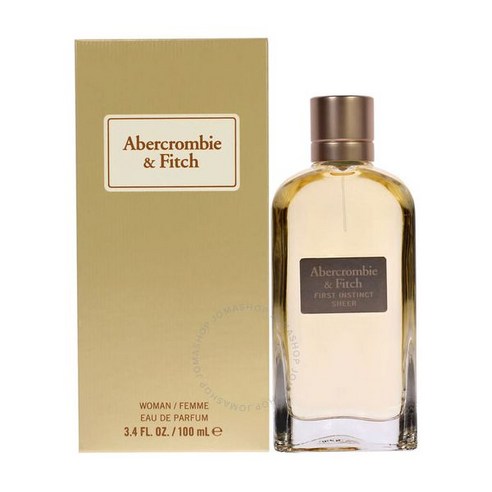 First Instinct Sheer by Abercrombie and Fitch for Women – 3.4 oz EDP Spray, 1개 아베크롬비향수