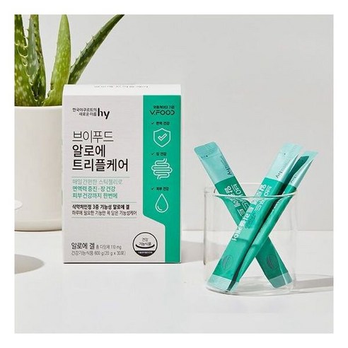 [에치와이] 브이푸드 알로에 트리플케어 20g x 30포 2박스+쇼핑백, 2개