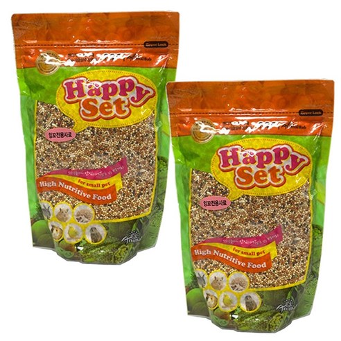해피세트 잉꼬 전용 사료, 700g, 2개