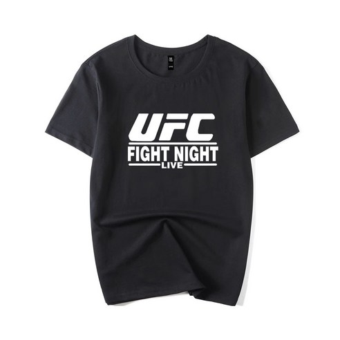 UFC MMA 종합격투기 무에타이 주짓수 복싱 유도 헬스복 라운드넥 반팔티