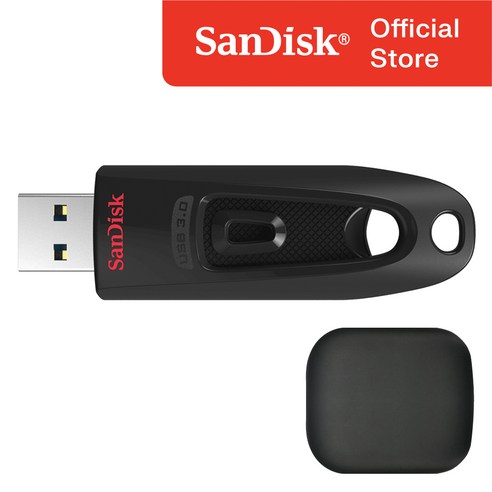 샌디스크 울트라 CZ48 USB 3.0 메모리 / USB 보관 케이스, 64GB
