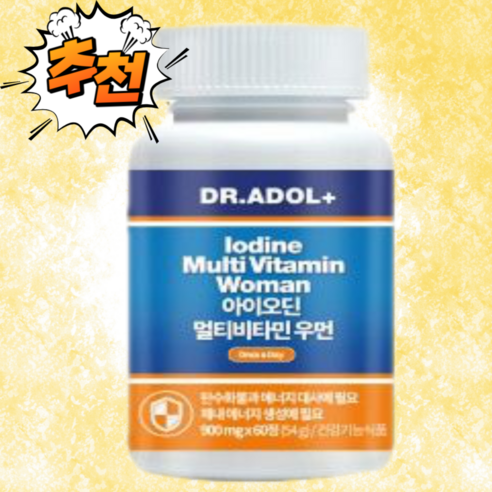 닥터아돌 아이오딘 멀티비타민 우먼 900mg, 1개, 60정
