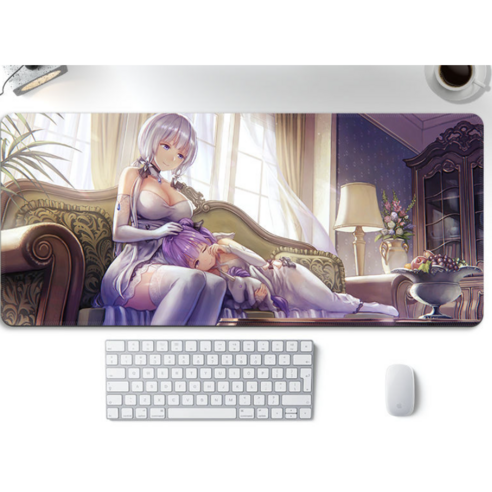 마우스 장패드 벽람항로 Azur Lane 게이밍 마우스 장패드 20종 24567, P3, 80*30cm