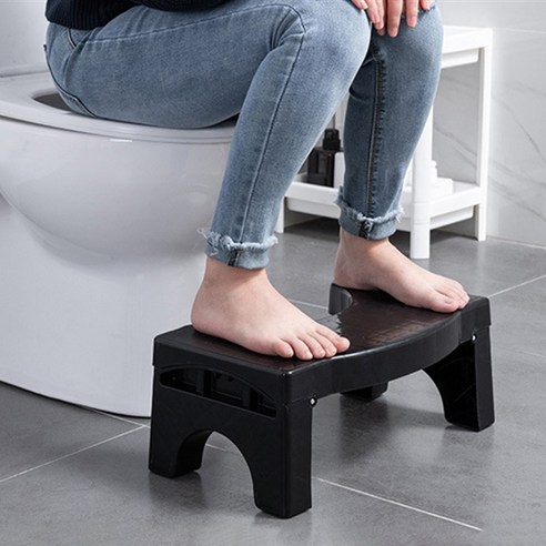 ANIASAI 성인 휴대용 내구성 여행 욕실 화장실 여자화장실 의자 안정단계 접이식, 보여진 바와 같이