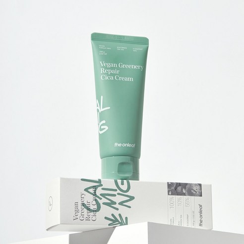 더온리프 비건 그리너리 리페어 시카 크림, 할인가격, 미백 기능성 화장품, 얼굴에 사용되는 크림, 좋은 평가