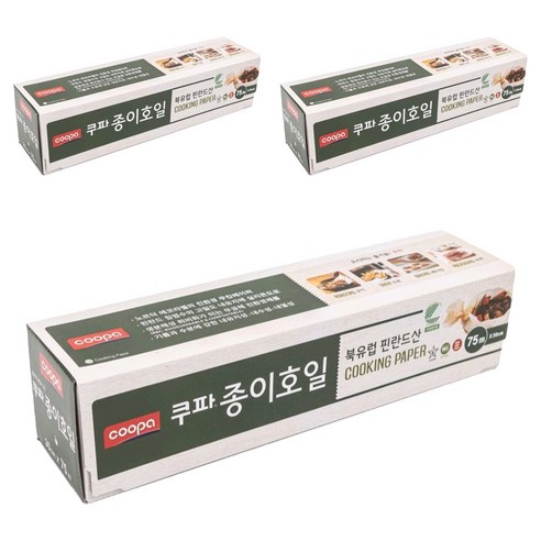 쿠파 종이호일, 75m, 1개입, 3개