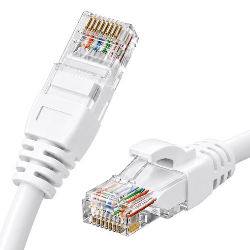 니코리 cat6 인터넷 랜선 랜케이블, 5m, 1개, 화이트