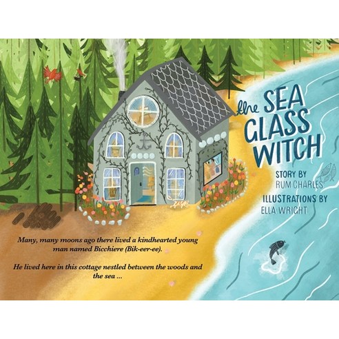 (영문도서) The Sea Glass Witch Paperback, Tellwell Talent, English, 9780228852827