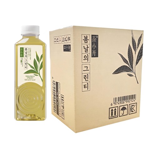 봄날의 그린티, 1박스, 24개입, 500ml