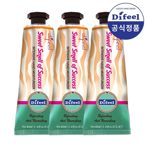 디필 스윗스멜오브석세스 럭셔리 핸드크림 x 3개, 42ml