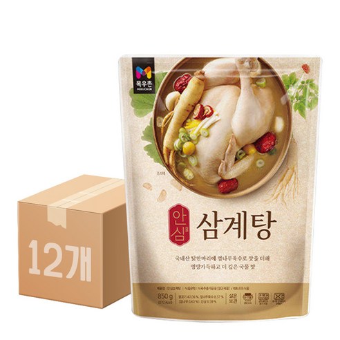 목우촌 안심삼계탕 850g 12개, 12개, 850g