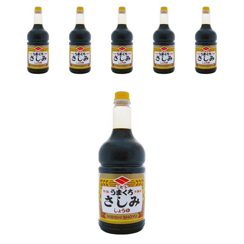 니비시 사시미 쇼유 1.8L / 회간장 대용량., 6개