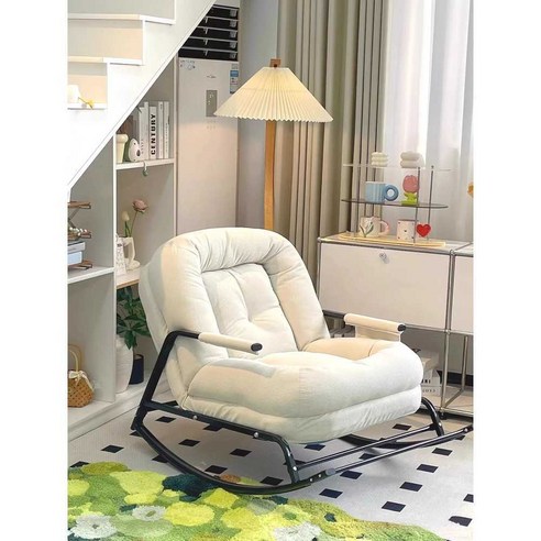 슈버 레이지체어 소파 안락의자 인테리어 레이지 싱글, 1개, 하트 핑크-등받이 5단 조절 타타미