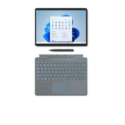 마이크로소프트 2022 Surface Pro8 13 + 플래티넘 타입커버 + 슬림펜 2, 그래파이트, 8PT-00030, 코어i5, 256GB, 16GB, WIN11 Home