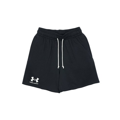 언더아머 UA 라이벌 테리 6인치 쇼츠 블랙 / 1382427-001