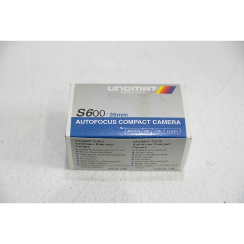 [필름카메라] 35mm 자동 필름 카메라, UMOMAT S600