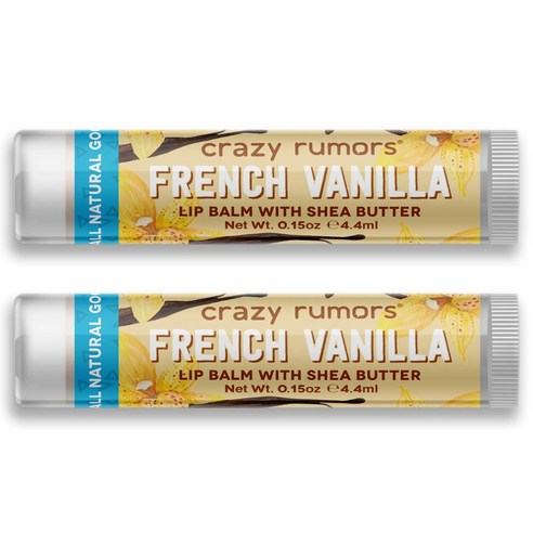 크레이지루머스 립 밤 4.4 ml, French Vanilla, 2개