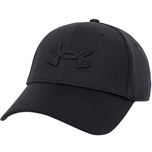 언더아머 BALLCAP 야구모자 UA BLITZING 캡 로고 올블랙, 상세설명참조, L/XL