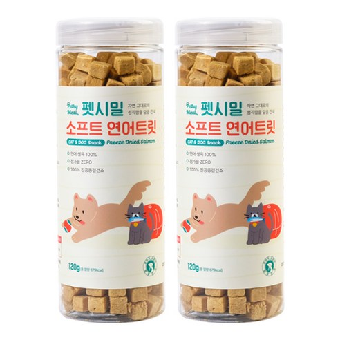 펫시밀 강아지 고양이 동결건조 간식 대용량 북어 연어 치킨 1개, 치킨트릿 180g 3개, 180g