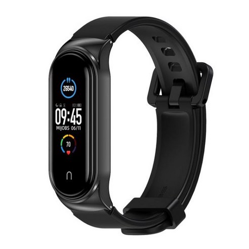 Mi Band 용 스트랩 5 6 7 8 4의 금속 팔찌 3 손목 밴드 Xiaomi Miband NFC 글로벌 버전, [11] Si PLUS Army Green