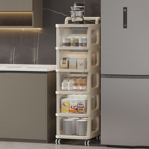 좁은 집 육아 필수템, 리빙원 서랍형 트롤리로 수납 고민 해결!