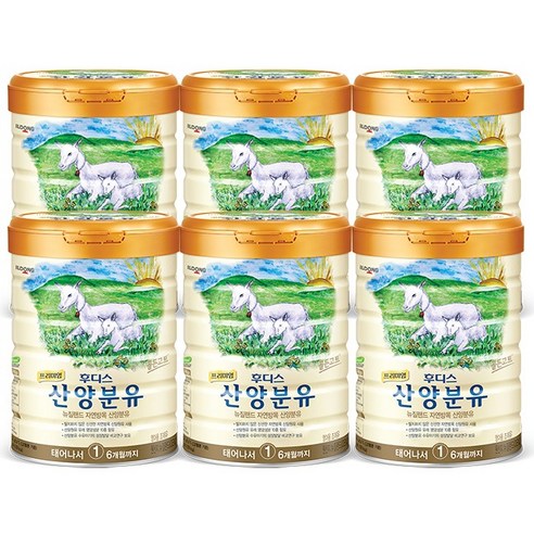 일동후디스 프리미엄 산양분유 1단계, 800g, 6개 800g × 6개 섬네일