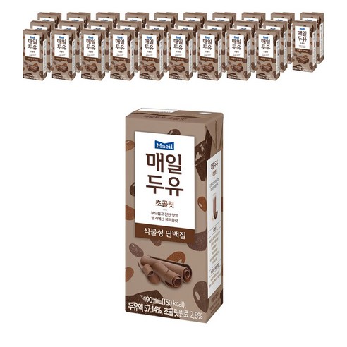 [똑똑_한달패키지] 매일유업 매일두유 190ml 30개