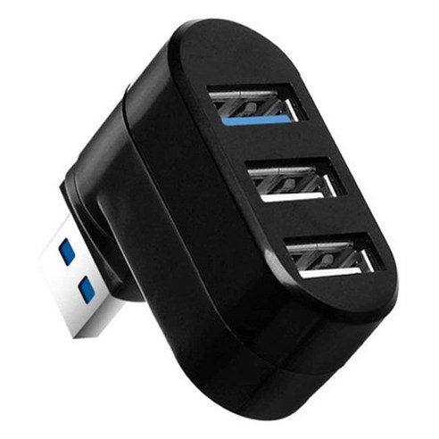 USB 허브 3/6 포트 고속 USB 허브 3.0 다중 분배기 USB2.0 멀티 허브 USB 어댑터 3.0 카드 판독기, 검은 색