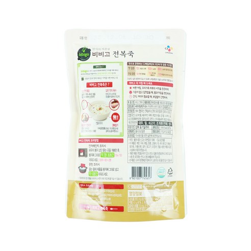 [비비고] 전복죽 레토르트 식품 420g, 1개