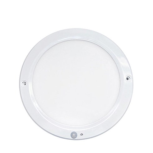 장수 LED 엣지 원형 사각 센서등 현관등 복도등 계단등 20W 8인치, 주광색, 1개