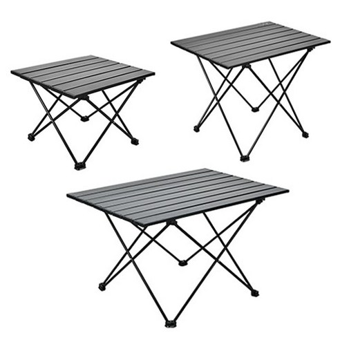 접이식 캠핑테이블 차박 야외 한강 백패킹 테이블 롤 폴딩 알루미늄 식탁