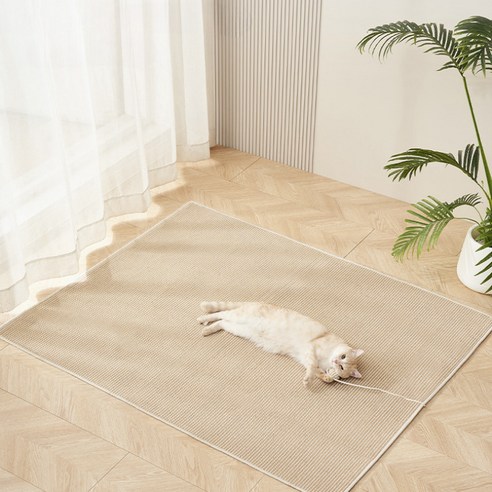 MEOW 볼패드 고양이스크래쳐 붙이는 수직 벨크로 스크래처, 1개, 사이잘삼