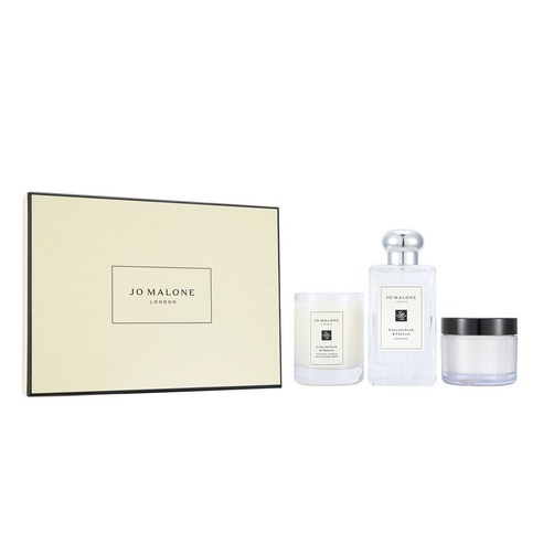 조 말론 - 잉글리시 페어 앤 프리지아 세트: 코롱 스프레이 100ml + 바디 크림 50ml + 센티드 캔들 4.78cm, 3개, 3pcs