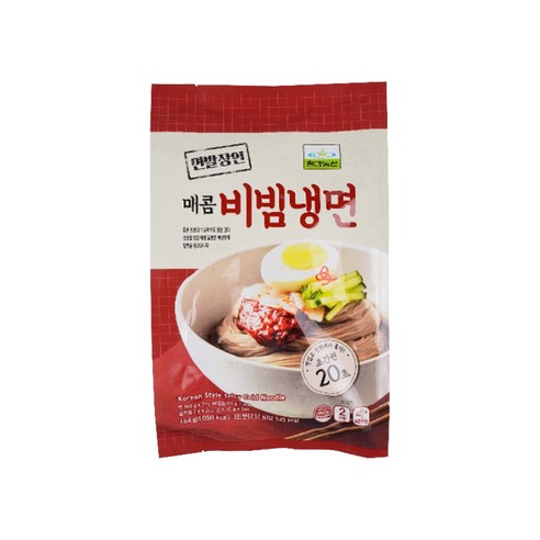 칠갑농산 매콤비빔냉면, 3개, 464g
