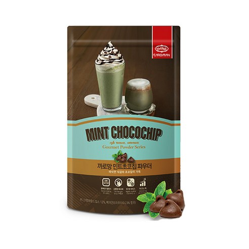 까로망 민트초코칩 파우더, 500g, 1개입, 5개