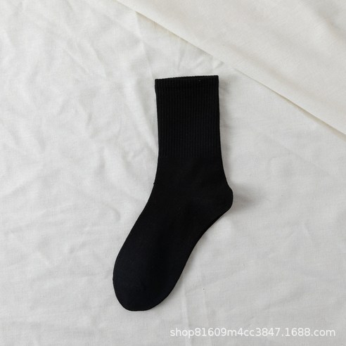 프리미엄 고급 여성 패션 발목 장목 기본 양말 10컬레