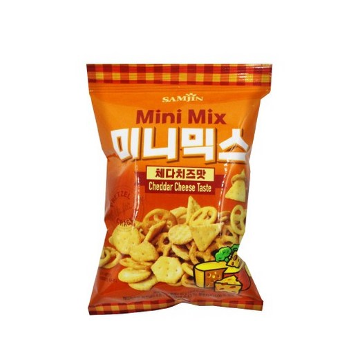 삼진 미니믹스 체다치즈맛 65g x 15개 버터프레즐마켓 삼진 미니믹스 체다치즈맛 65g x 15개 버터프레즐마켓