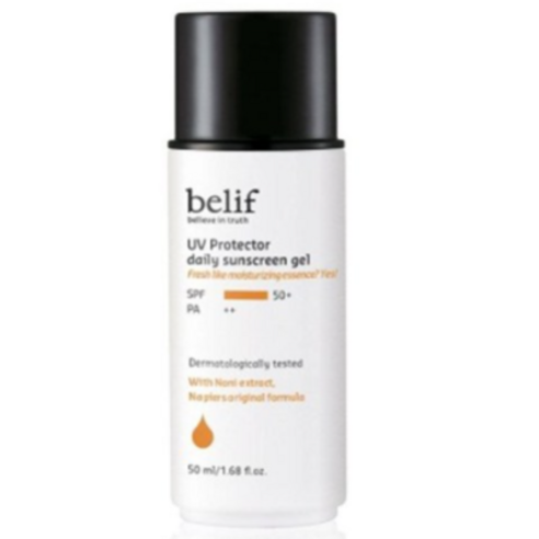 빌리프 UV 프로텍터 데일리 선스크린 젤 SPF50+ PA++, 50ml, 2개