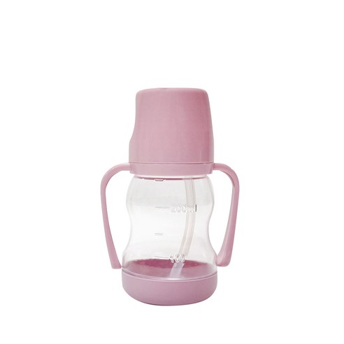 아가프라 라온빨대컵 250ml /와이드 젖꼭지 호환가능 국민 빨대컵, 핑크