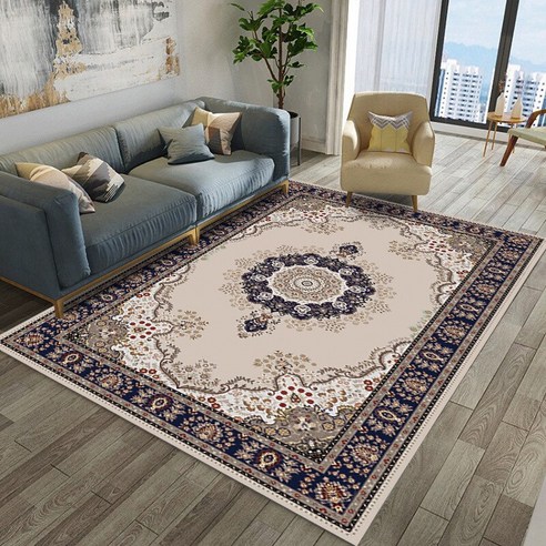 페르시아 스타일 인쇄 카펫 매트 큰 크기 홈 매트 현대 거실 카펫 Thicken Parlor Rugs Art Decor Custom Made, 40x60cm, Style 8