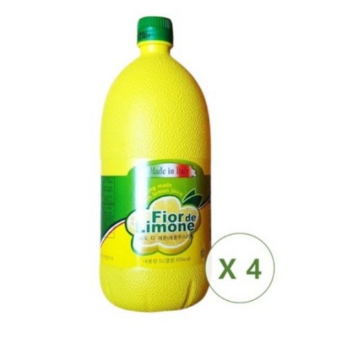 피오디 레몬즙 1000ML X6 무료배송, 1L, 4개