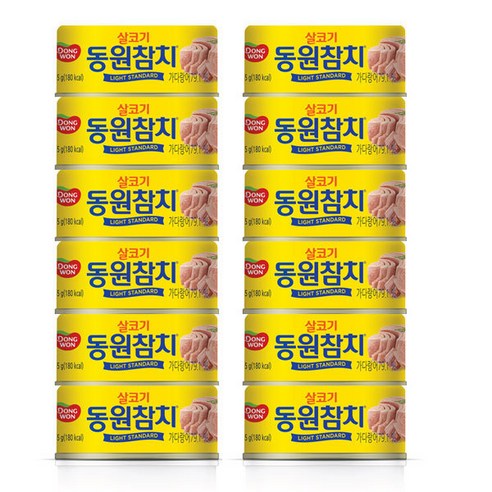 동원 참치 85g 쉬링크, 12개