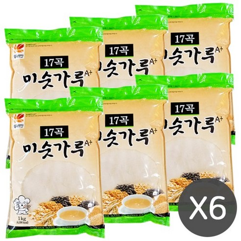 뚜레반 17곡 미숫가루 A+, 1kg, 6개