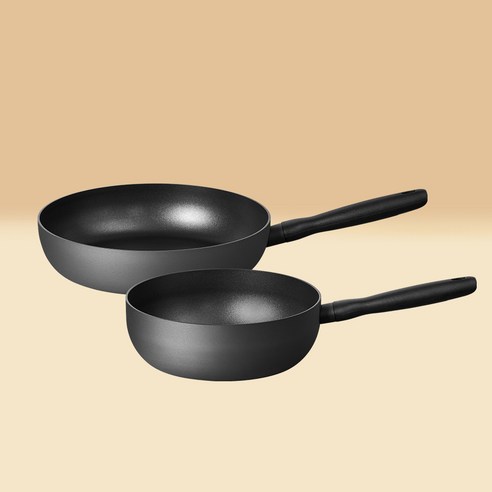 유진경질북경팬 28cm, 본상품선택 경질팬 15 바우하우스 인덕션 시리즈 프라이팬/궁중팬 2종 세트 그레이 (F28+W24), 1개