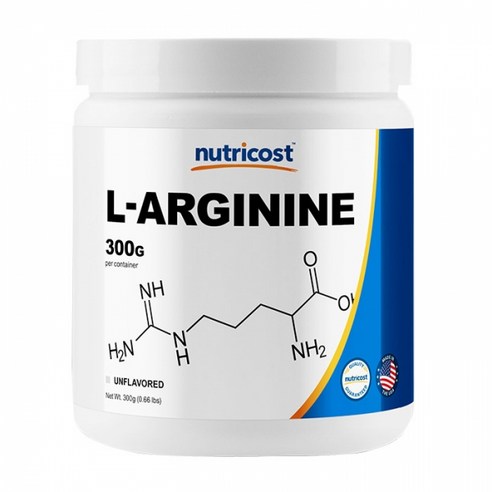 뉴트리코스트 대용량 아르기닌 300g 100회분 L-Arginine, 단품, 단품