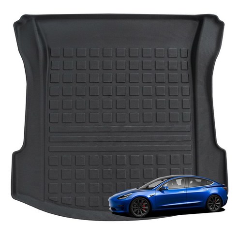 테슬라 모델 3 오너를 위한 완벽한 트렁크 솔루션: 카본 3D 매트