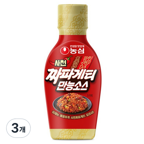 짜파게티 사천식 만능소스, 280g, 3개