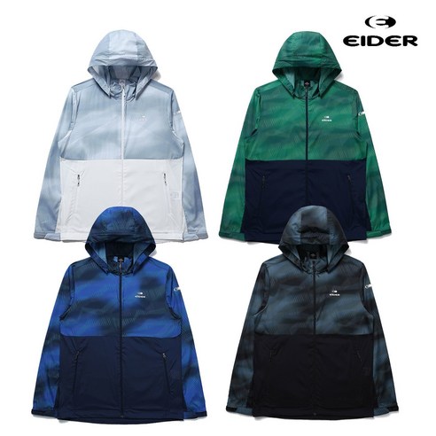 아이더 eider 블룸 남성 프린트 배색형 방풍 자켓 DMM21111 남자바람막이 221472