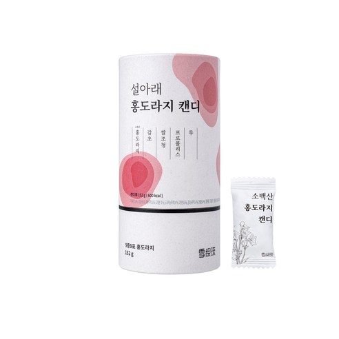 설아래 프로폴리스캔디 도라지캔디 목캔디 홍도라지캔디 국내산, 10세트, 152g