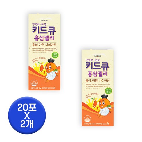 일동제약 키드큐 홍삼젤리, 2개